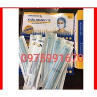 Khẩu trang y tế Danameco tiệt trùng từng cái (hộp 50 chiếc) bao bì mới