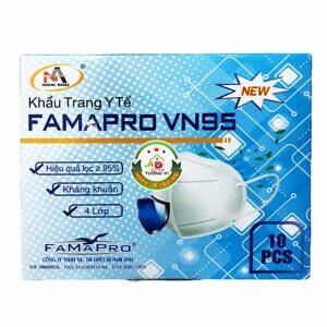 Khẩu trang y tế Famapro VN95 10 cái