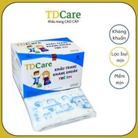 Khẩu Trang Y Tế Kháng Khuẩn Trẻ Em TDCare- Hộp 50 Cái.