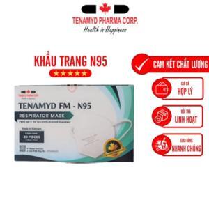 Khẩu trang y tế N95 Tenamyd 5 lớp ( hộp 20 cái )