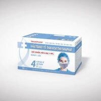 Khẩu trang y tế than hoạt tính 4 lớp Tanaphar (1Hộp=50 chiếc)