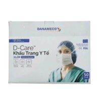 Khẩu trang y tế tiệt trùng dây buộc Danameco,khẩu trang phẫu thuật