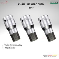 Khẩu Tuýp 1/4" Lục Giác Chìm Stahlwille 44K Size 3, 4, 5, 6 và 8mm