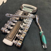 Khẩu vặn ốc, bộ tuýp đa năng 22 chi tiết Greener chất liệu thép CR-V cao cấp