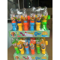 khay 12 chiếc máy phun nước kèm kẹo C hoa quả loại to