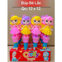 khay 12 con búp bê lắc kèm kẹo c trái cây( sỉ đồ trẻ em)