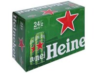 Khay 24 lon bia Heineken Sleek 330ml