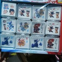 Khay 288 miếng xăm nước hình Natra Ngao Bính Xăm giả nghệ thuật Natra