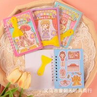 Khay 40 bộ sổ STICKER tương tác công chúa siêu kute