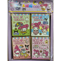 khay 40 quyển số dán sticker kurumi