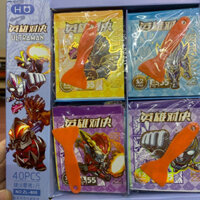 Khay 40 sổ Sticker chủ đề Ultraman, Siêu nhân cho bé trai( sổ 12 trang)