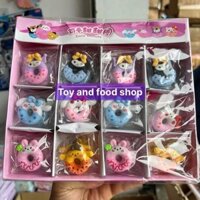 khay 48 cục gôm tẩy hình donut Kuromi, Sanrio ( sỉ đồ chơi, đồ ăn vặt)