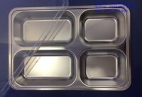 Khay Ăn Cơm 4 Ngăn Có Nắp