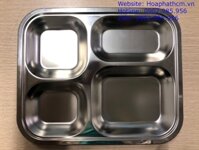 Khay Ăn Cơm 4 Ngăn Nhỏ