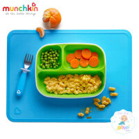 KHAY ĂN DẶM CHIA NGĂN- ĐĨA CHIA NGĂN CHỐNG TRƯỢT MUNCHKIN CHO BÉ ĂN DẶM -Diệp Anh Baby