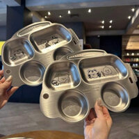 Khay ăn dặm ô tô hoạt hình cho bé KAB