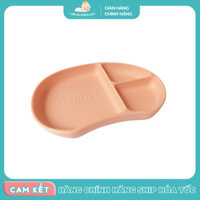 Khay ăn dặm Silicon hình hạt đậu Beanie cho bé, Khay ăn dặm chống đổ đế hút chân không cao cấp