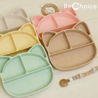 KHAY ĂN DẶM SILICON HÌNH MÈO BECHOICE