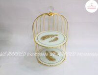 Khay Bánh 2 Tầng Lông Vũ - KBLC024