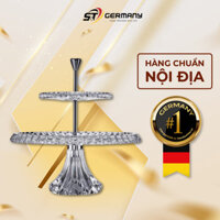 Khay bánh 2 tầng Rogaska Crown Jewel cao cấp nội địa Đức GermanySnT 0300028