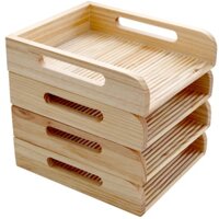 Khay Bánh Bao Để Đóng Băng Đĩa Gỗ Hộp Bảo Quản Nhà Bếp Đĩa Hình Chữ Nhật Tủ Lạnh Tức Thì Bánh Bao Đông Lạnh Khay