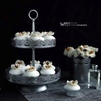 Khay Bánh, Kệ Bánh, Giá Bánh Ngọt, Cupcake 2 Tầng, 3 Tầng Trang Trí Phòng, Bàn Tiệc Sang Trọng Đủ Kiểu Dáng Kích Thước