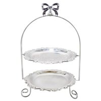 Khay bánh nơ trang trí sinh nhật 2 tầng (thanh lý hàng lỗi)