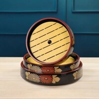 Khay bày sashimi, sushi hình hoa cúc