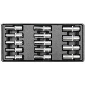 Khay bộ tuýp dài 1/2" 14 chi tiết Yato YT-5539