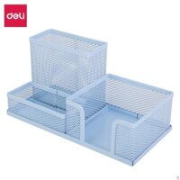 Khay bút để bàn Deli - trắng, hồng - 9154 - Deli