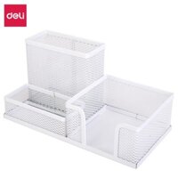 Khay Bút Để Bàn Deli - Trắng, Hồng - 9154 - Trắng