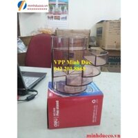 Khay cắm bút 4 ngăn xoay deli 906.