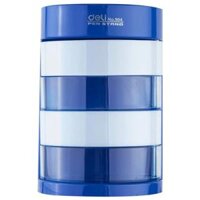 Khay Cắm Bút 4 Ngăn Xoay Deli 0904 - Màu Xanh