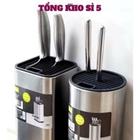 KHAY CẮM DAO TRÒN,  Ống để dao kéo 12 ngăn inox cao cấp - MA: KHAYDEDAO47