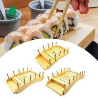 Khay Cầu Sushi Bằng Gỗ Dụng Cụ Bằng Gỗ Sashimi Phục Vụ Đĩa Hấp, Tiệc Rau BBQ