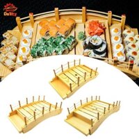 Khay Cầu Sushi Bằng Gỗ Dụng Cụ Bằng Gỗ Sashimi Phục Vụ Đĩa Hấp, Tiệc Rau BBQ