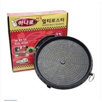 Khay chảo nướng thịt BBQ Hàn Quốc. hình tròn size lớn 32cm mặt vân đá chống dính cao cấp, mâm nướng, loại dày