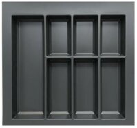 Khay chia cho ngăn kéo tủ bếp Hafele 600 mm màu xám 556.52.246