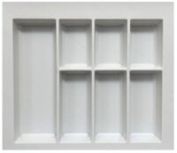 Khay chia cho ngăn kéo tủ bếp Hafele 600 mm màu trắng 556.52.746