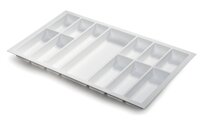 Khay chia cho ngăn kéo tủ bếp Hafele 900 mm màu trắng 556.52.749