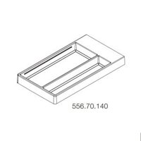 Khay chia cho tủ bếp 300mm, màu inox MS: 556.70.140