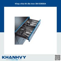 Khay chia thì dĩa inox 304 Eurogold E0650A