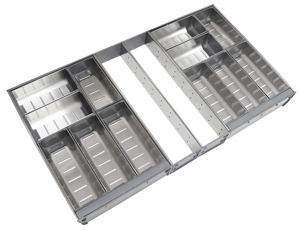 Khay chia thìa dĩa inox 304 Grob GT-I45B