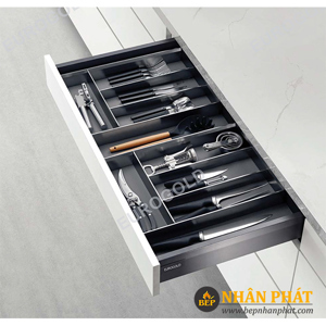 Khay chia thìa nĩa nhôm phay xước Eurogold ETA016075