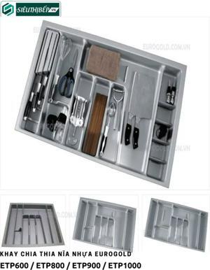 Khay chia thìa nĩa nhựa Eurogold ETP600
