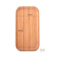 KHAY CHỮ NHẬT GỖ TRE CAO CẤP ĐĨA GỖ TRE CHỮ NHẬT  ĐĨA TRE CN DECOR  KHAY TRE CHUYÊN DỤNG CHỤP DECOR CAO CẤP - Tý 13x20