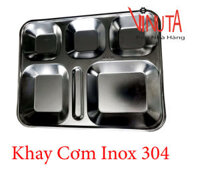 khay cơm inox 304 | khay cơm văn phòng 5 ngăn| Khay đựng cơm 5 ngăn