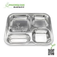 Khay cơm Inox 4 ngăn