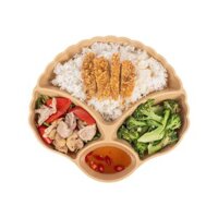 Khay cơm sò 4 ngăn 5608