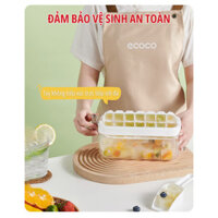 Khay Đá Ecoco, Khay Làm Đá Tủ Lạnh 14 viên. Xả Đá Sau 1 Lần Nhấn Nhựa thời thượng an toàn và tin cậy Cho tình trạng sức